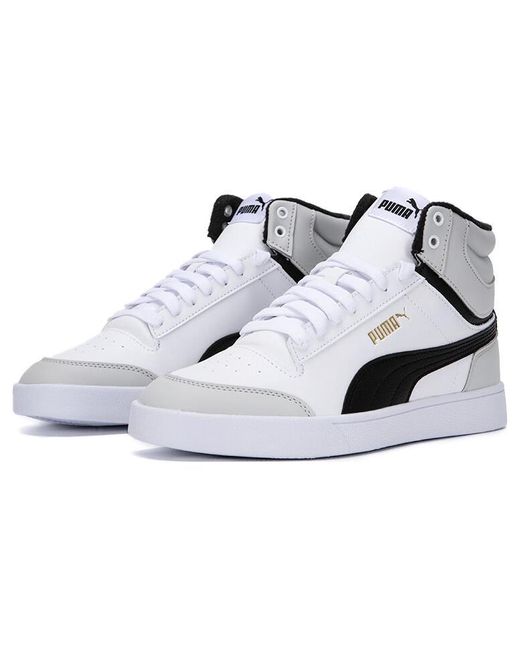 PUMA Black Shuffle Mid Wtr for men