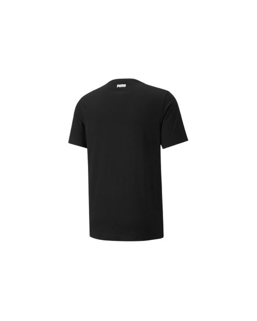 PUMA Black Dylan Graphic T-Shirt for men