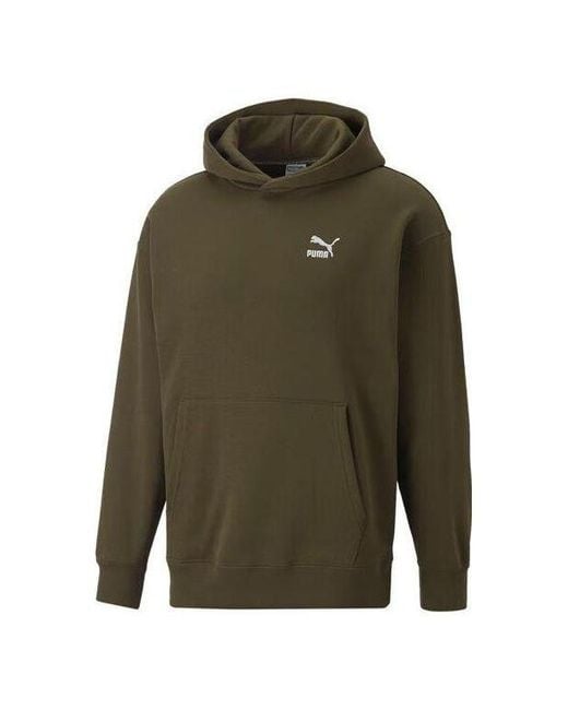 PUMA Relaxed Hoodie 'Olivegreen' for men