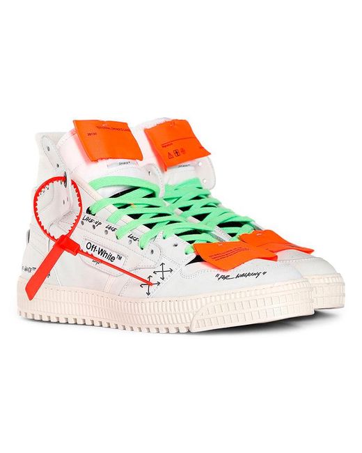 Off-White c/o Virgil Abloh White Off-Court 3.0 High 'Graffiti' for men