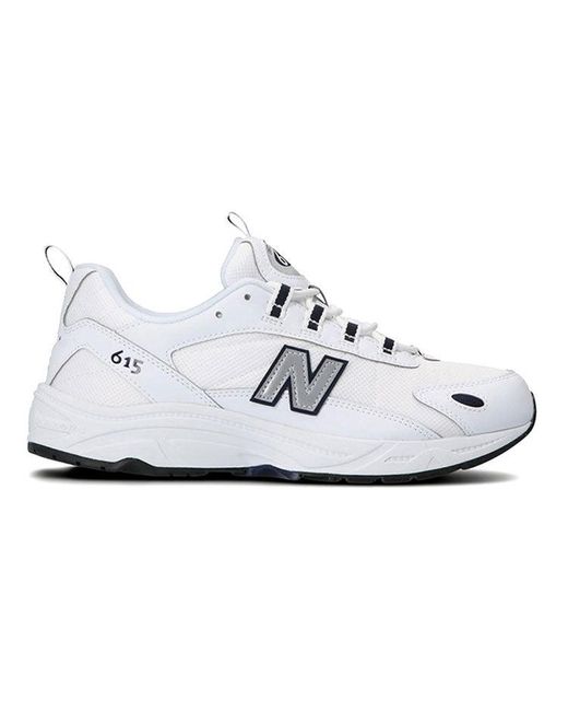 New Balance White Ml615 D Wide for men