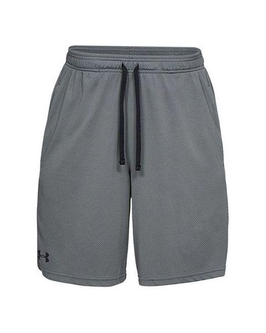 Under Armour Gray Tech Mesh Shorts for men