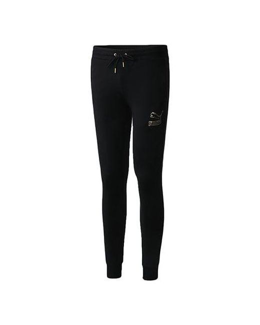 PUMA Black Essentials Metallic Pants for men