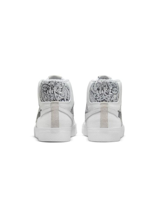 Nike White Zoom Blazer Mid Premium Sb 'Paisley Pack for men