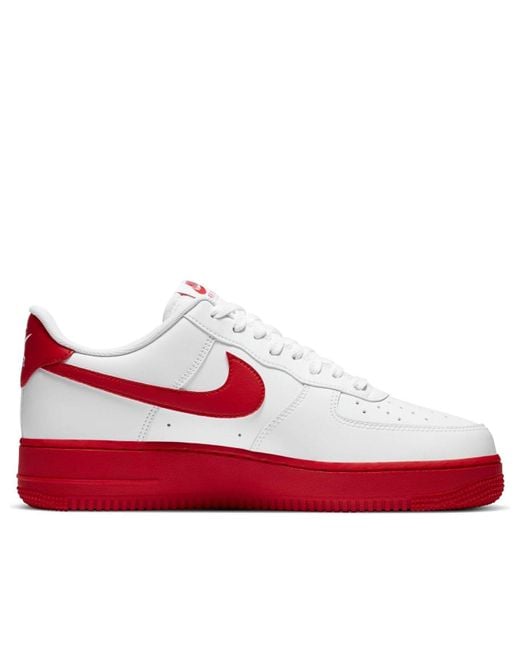 Nike Red Air Force 1 Low Sole' Ck7663-102 for men
