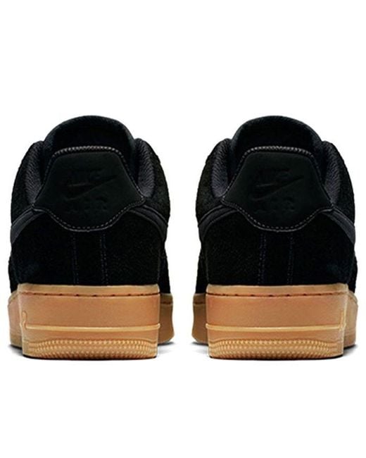 Nike Black (Wmns) Air Force 1 Low Gum'