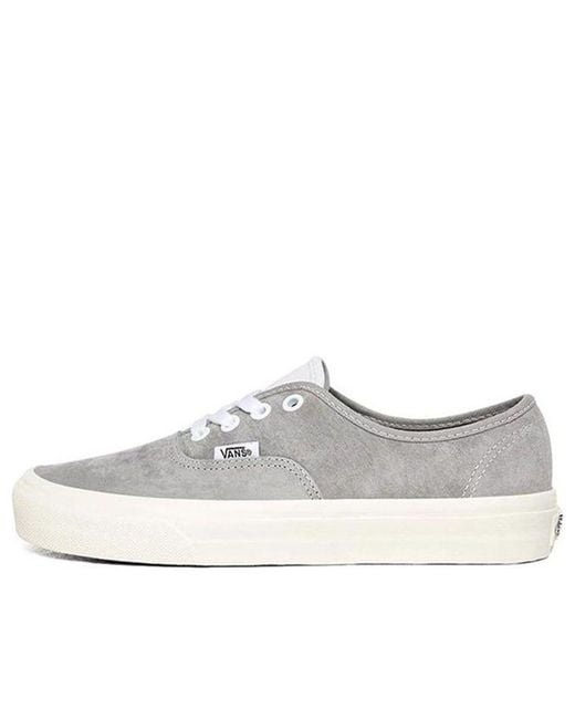 Vans White Authentic (Pig Suede) Drizzle for men