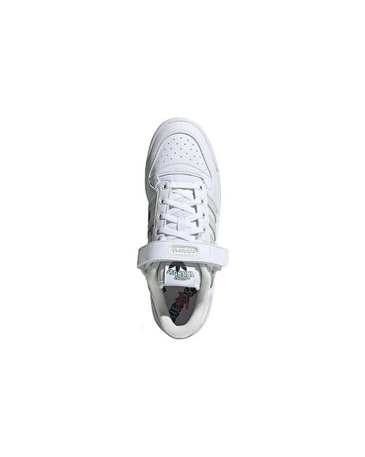 Adidas White Disney X Forum Low 'Welcome Friends! for men