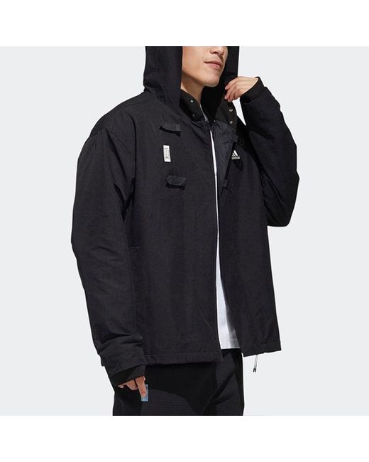 Adidas Black Wj Htt Casual Sports Jacket for men