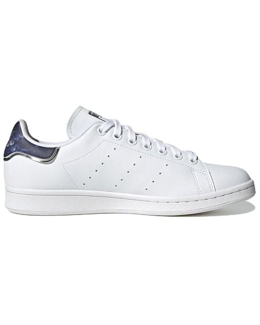 Adidas White (Wmns) Stan Smith Tennis Shoes 'Night Sky Marble'
