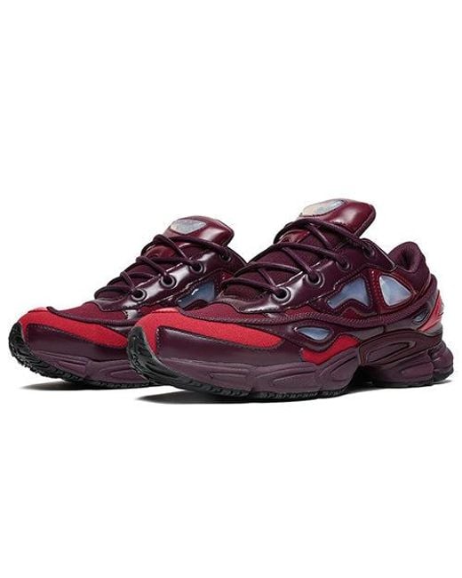 Adidas Red Raf Simons X Ozweego 3 'Burgundy' for men