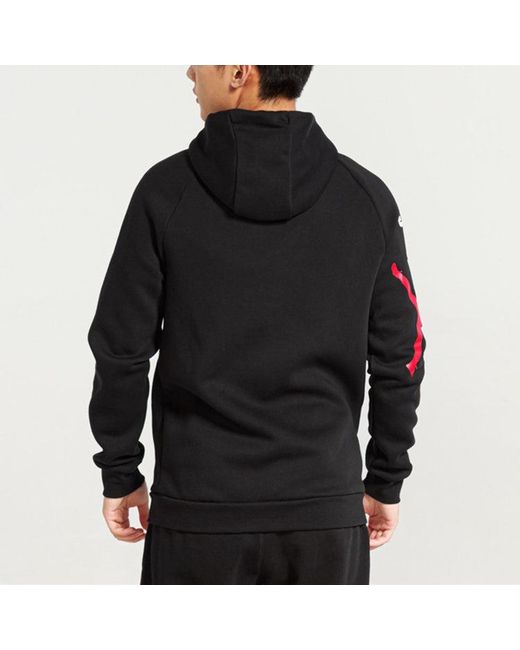Nike Blue Hooded Fleece Casual Jacket for men
