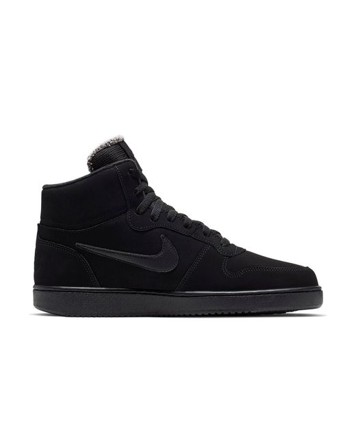 Nike Black Ebernon Mid Se 'Triple' for men
