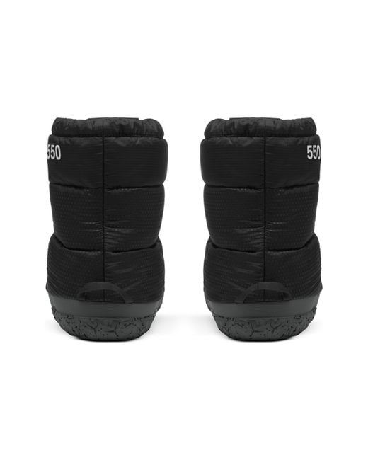 The North Face Black Nuptse Aprés Water Repellent 550 Fill Power Down Boot for men