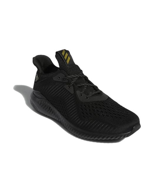 Adidas Black Alphabounce 1 Metallic' for men