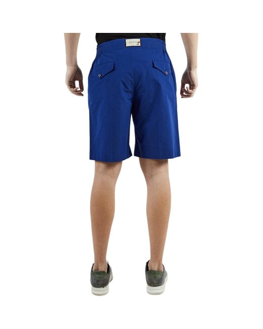Gucci Blue Plain Chino Short for men
