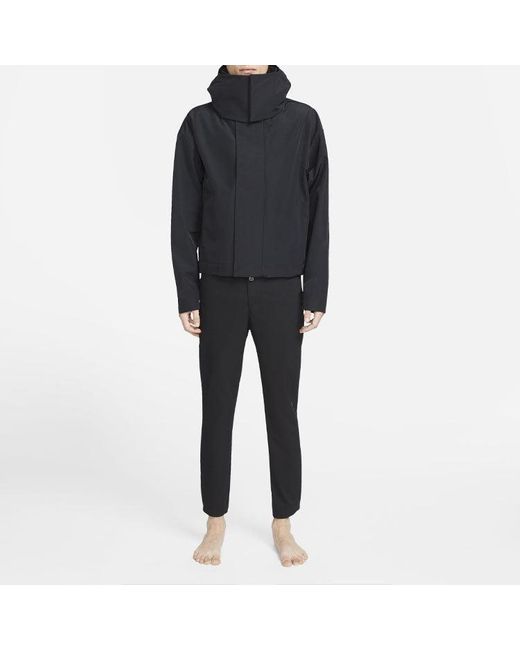Nike Blue X Mmw Crossover Solid Color Short Hooded Jacket Autumn for men