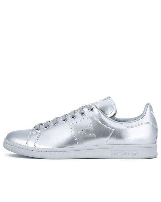 Adidas White Raf Simons X Stan Smith Metallic' for men