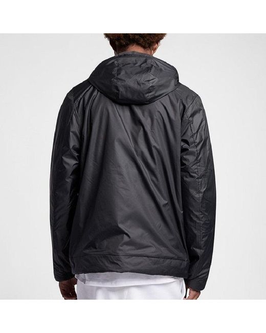 Nike Blue Casual Sports Stay Warm Hooded Padded Jacket for men