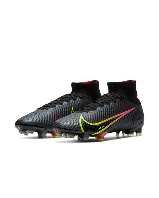 Nike Black Mercurial Superfly 8 Elite Fg Cyber' for men