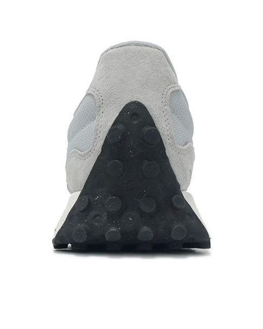 New Balance White 327 'Raincloud Suede' for men