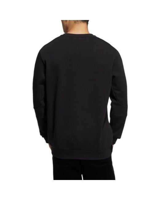 Adidas Black Sportswear Badge Crew Sweatshirt for men