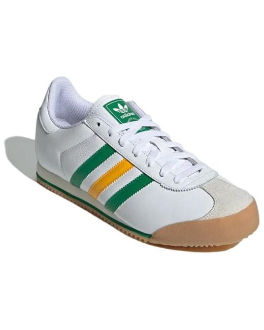 Adidas Blue Adidas 74 'White Yellow Green' for men