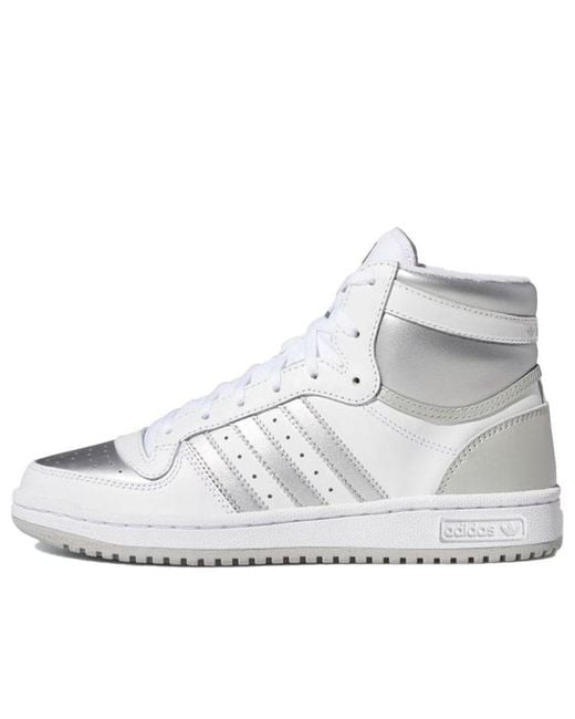 Adidas White (Wmns) Top Ten Hi Toe'