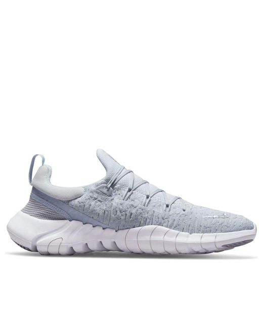 Nike White (Wmns) Free Run .0 'Pure Platinum Metallic'