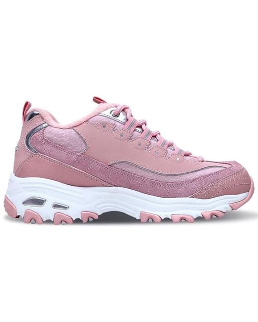 Skechers Purple (Wmns) D'Lites Sports Shoes