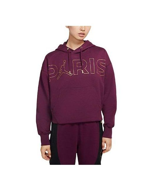 Nike Purple (Wmns) X Psg Fleece Hoodie