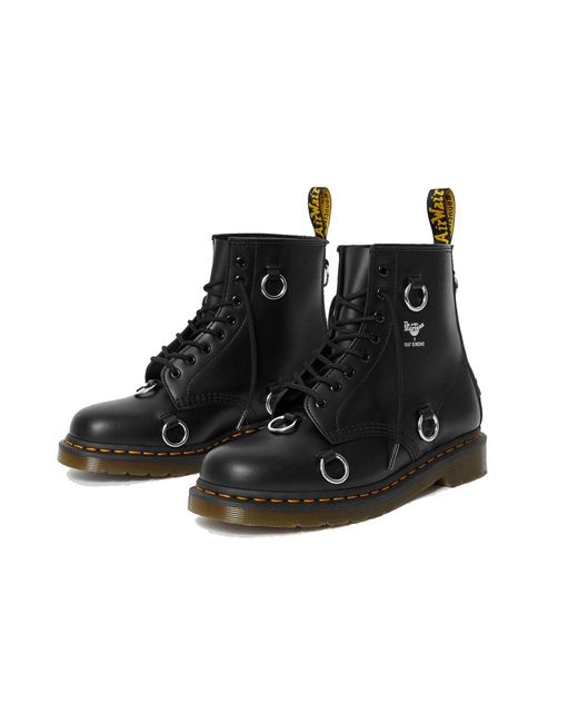 Dr. Martens Black Raf Simons X 1460 Smooth for men