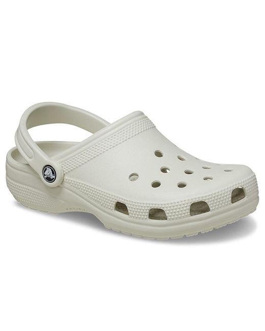 CROCSTM White Classic Clogs 'Linen' for men