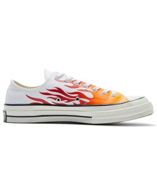 Converse Pink Chuck 70 Low 'Flames' for men