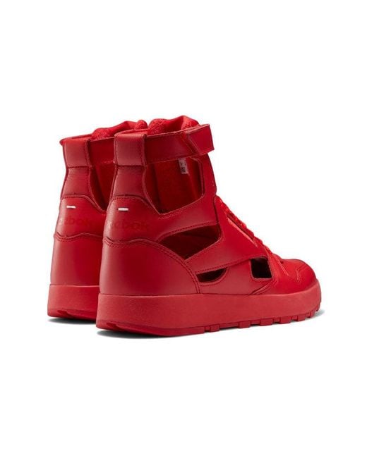 Reebok Red Maison Margiela X Classic Leather Tabi High 'Vector' for men