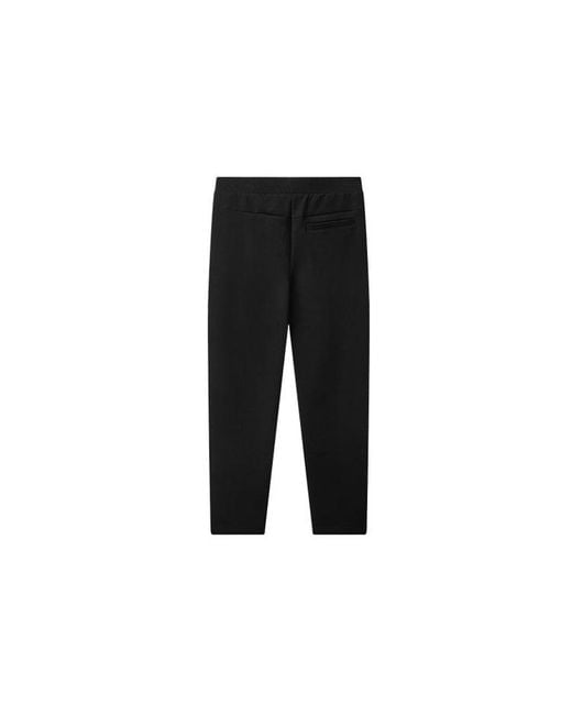 Fila Black Logo Printed Straight Padded Sports Pants for men