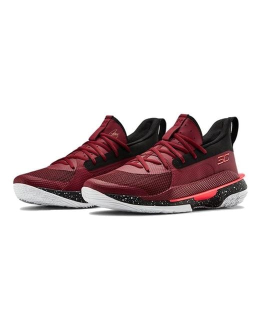 Under Armour Red Curry 7 'Underrated Tour' for men