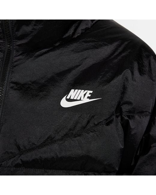 Nike Black (Wmns) Therma-Fit City Series Synthetic Fill Shine Jacket