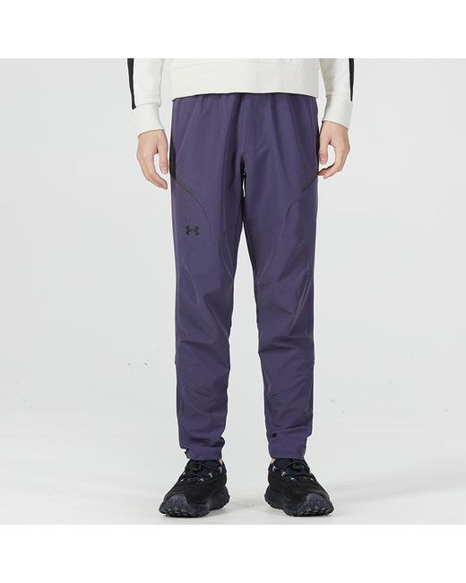 Under Armour Blue Unstoppable Brushed Pants for men