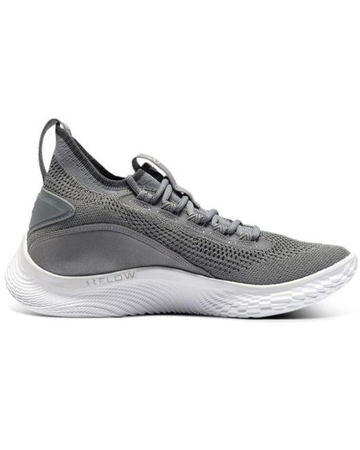 Under Armour Gray Curry 8 'Shine' for men