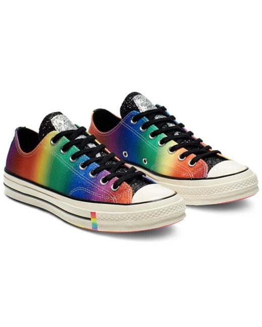Converse Blue Chuck 70 Low 'Pride Shimmering' for men