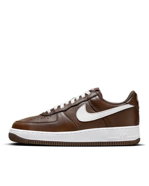 Nike Brown Air Force 1 Low Color Of The Month 'Chocolate' for men