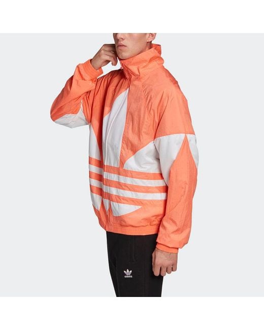Adidas Orange Originals Ss20 Big Trefoil Track Jacket For for men