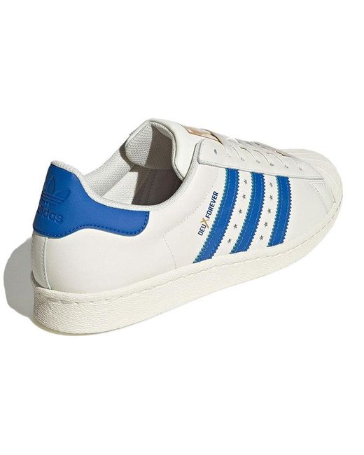 adidas X Deux Superstar 80S 'Cream' in Blue for Men | Lyst UK