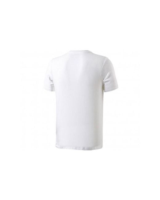 Adidas White Originals Warp Pckt Tee Pocket Sports Round Neck Short Sleeve for men