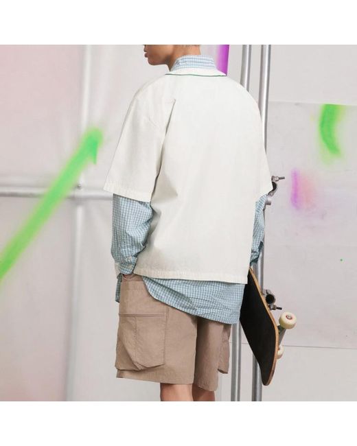 Converse White Baseball Jersey Shirt for men