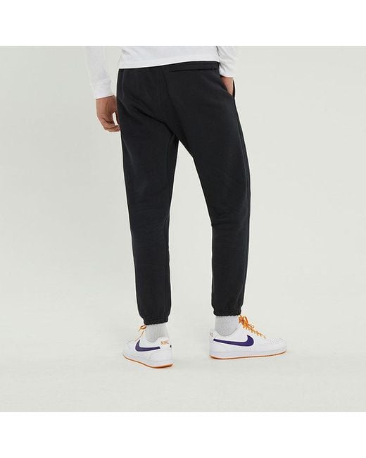 Nike Blue Nba Courtside Statement Edition Los Angeles Lakers Bundle Feet Sports Long Pants for men