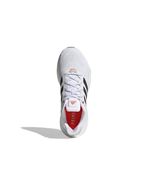 Adidas White Pureboost 21 Solar' for men