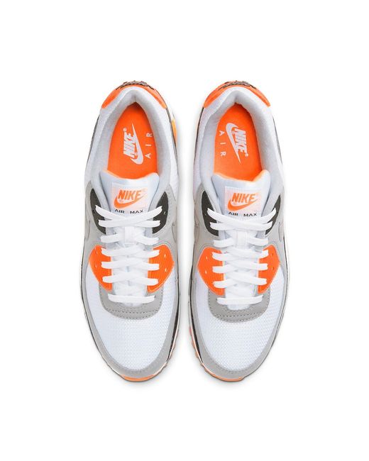 Nike Orange Air Max 90 'Total' for men