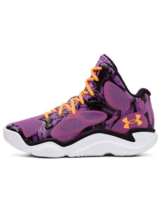Under Armour Purple Curry Spawn Flotro 'Voodoo' for men